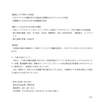 リリース（調査により判明した事実）