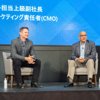 DigiCert,Inc.  チーフ・マーケティング・オフィサー Atri Chatterjee 氏（写真右）と製品担当 シニア・バイス・プレジデント Brian Trzupek 氏（写真左）