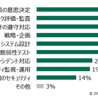 外部委託しているサイバーセキュリティの領域