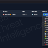 図2：Okta脅威インテリジェンスチームが分析したC2パネル。Microsoftを装ったページ上で、攻撃者が認証フローを制御できる様子を示している