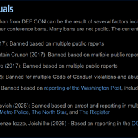 名門ハッカーカンファレンスのDEF CON、伊藤穰一らエプスタイン関連 3 名を異例の “公表追放”