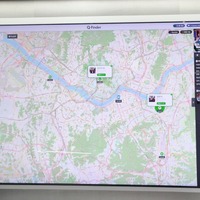 CCTVネットワークにより位置情報も瞬時に把握