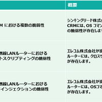 取得したCVE 21件の内 代表的なCVE