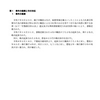 報告書（事件の経緯と市の対応）