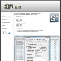 ServaのWebサイト