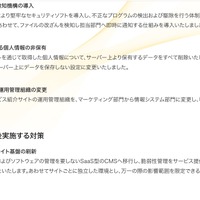 リリース（今後実施する対策）