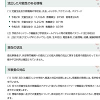 リリース（流出した可能性のある情報）