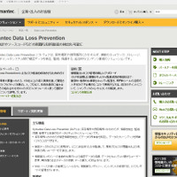 「Symantec Data Loss Prevention 12」サイト