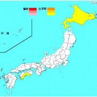 第49週のインフルエンザの発生状況を発表、北海道と高知県で注意報レベルを超える(厚生労働省) 画像