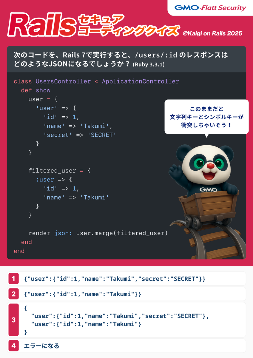 ruby様　ご確認用① Ruby on Rails のバージョンアップで情報漏えい ～ Kaigi on Rails