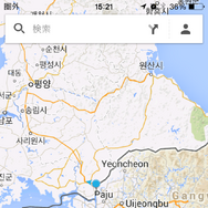 現在の朝鮮半島の軍事境界線