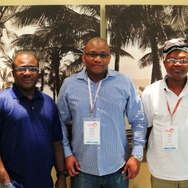 AfricaCert 主要メンバー、Mr. Jean Robert Hountomey(中央), Mr. Jacques Houngbo(右), Mr. Marcus Adomey(左)