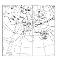 気象実況（地上天気図）