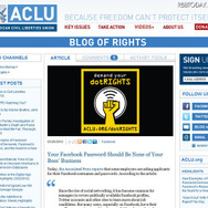 アメリカ自由人権協会（ACLU）