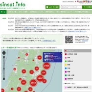 sinsai.info 東日本大震災 みんなでつくる復興支援プラットフォーム