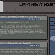 現在も活動する L0pht Heavy Industries 公式サイト