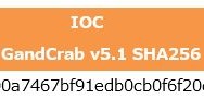 確認されたアクティビティに関連するGandCrab v5.1のIOC