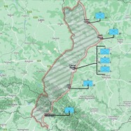 図5：Secondary Infektion作戦で配布された、ポーランド軍がウクライナ西部に駐屯する場所を示すと主張する地図