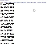 HTMLで作成されたQRコード