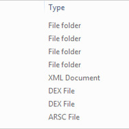 追加した不正ファイル “classes.dex” は、正規版より小さい 205kb のファイルサイズ