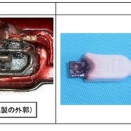 充電端子の損傷の様子（テスト事例）