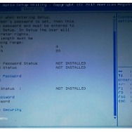 ASUS X102BAでは、BIOS SetupでComputraceを確認することができない