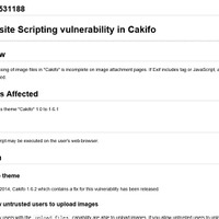 WordPress用テーマ「Cakifo」にXSSの脆弱性（JVN） 画像