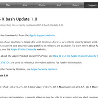 OS Xのアップデートを公開、bashの脆弱性に対応（アップル） 画像