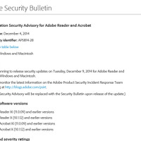Adobe ReaderとAcrobatのセキュリティアップデートの事前通知を発表（アドビ） 画像