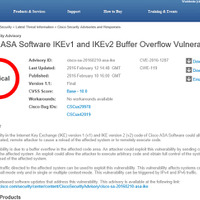 Cisco ASAにバッファオーバーフローの脆弱性（JVN） 画像