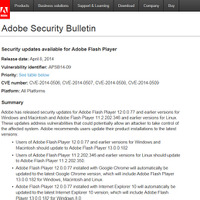 「Adobe Flash Player」のセキュリティアップデートを公開（アドビ） 画像