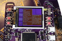 組み込みデバイス(MSP430マイコン)を利用した問題サーバの1つ、2日目以降は入場バッチとしての役割も