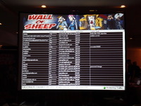 恒例のWall of Sheepでは不用心にWi-Fiに接続して平文でパスワードを流してしまうとスクリーンに大写しになってしまう