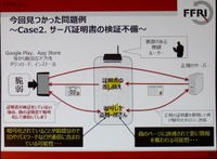 証明書の検証に不備があると、正規サイトとの通信を盗み見られたり、攻撃サイトへの接続を許してしまう