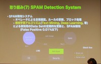 スパム検出には機械学習も応用