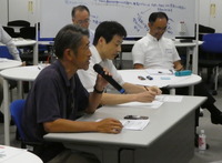 「あまりにお客様のことを考えていない！」模擬記者会見で厳しく詰め寄ったのは、記者役のPwC サイバーサービス合同会社 広報の飯村正彦氏