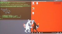 左が報復者のコンソール。右が敵のC2サーバーとして、侵入のデモが行われた
