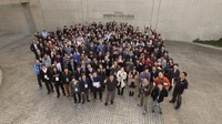 競技参加者、スタッフをドローンで空撮