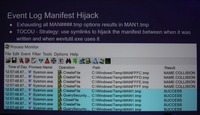 マニフェストハイジャックのデモ