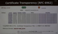 類似ドメイン名に発行される証明書