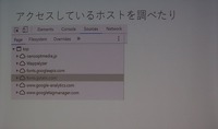 そのサイトはどんなホストをアクセスしているのか？