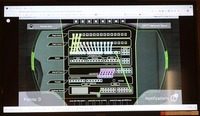 仮想空間ながらサーバーの配線も可能だ