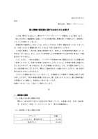 リリース（個人情報の誤削除に関するお知らせとお詫び）