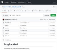 https://github.com/Wh04m1001/DiagTrackEoP