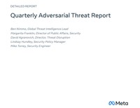 Meta 第 2 四半期 敵対的脅威レポート