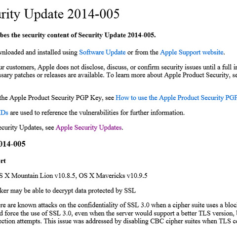 アップルが複数製品のセキュリティアップデートを公開（JVN） 画像