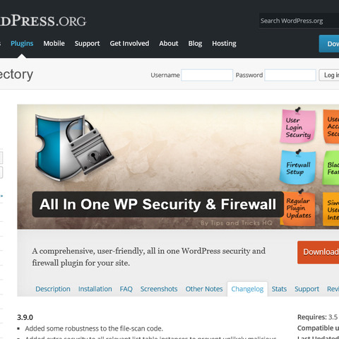 WordPress用のセキュリティプラグインに複数の脆弱性（JVN） 画像