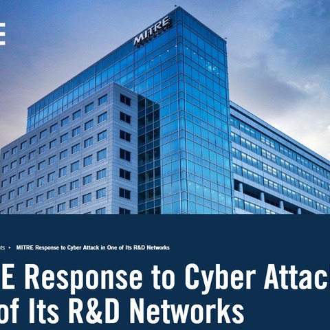 範を示す ～ MITRE がサイバー攻撃被害公表 画像