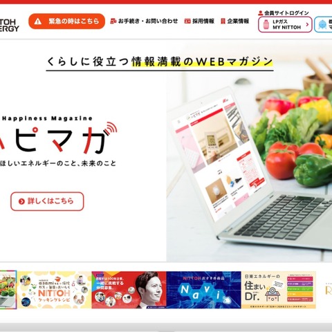 日東エネルギーの採用情報ページでシステム障害 原因は外部からの不正アクセス 画像