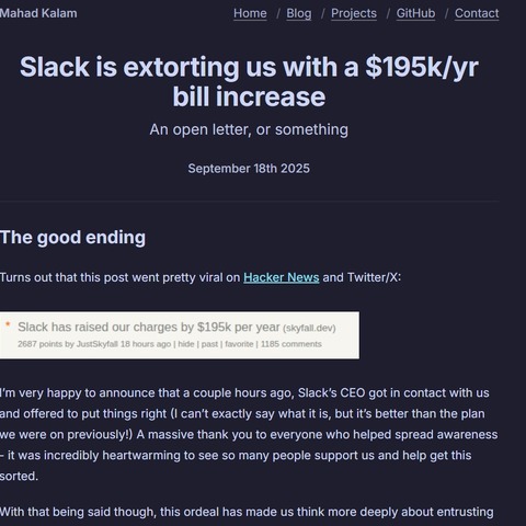 「一週間以内に 5 万ドル払え」Slack が中高生コミュニティを脅迫 画像